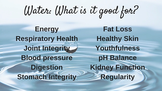 Chronic dehydration is a serious problem. Here is a list of all the benefits water has on the body