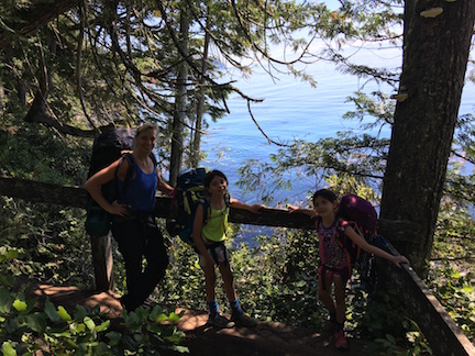 Camping: backpacking on the Juan De Fuca