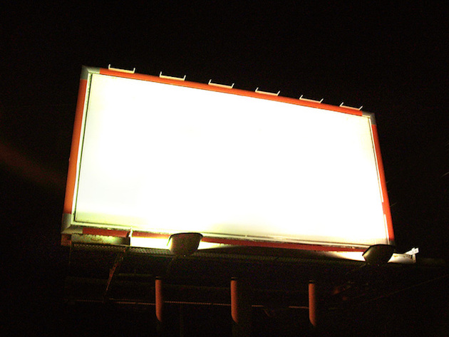 Media Diet: advertising billboard